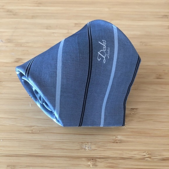 Daks London Silk Tie In Modern Gray! - Picture 2 of 7